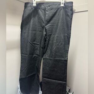 Lee Black Regular Fit Trouser - Mid Rise